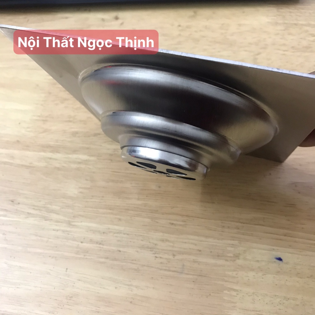 Hố ga inox 304 LR-07 (phễu thoát sàn chống hôi) - Đúc nguyên khối cao cấp