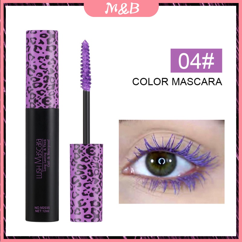 1 Pack of Color Mascara, Naturally Slim, Curled and Lengthened Blue, Green and Purple Waterproof Eyelashes | WebRaoVat - webraovat.net.vn