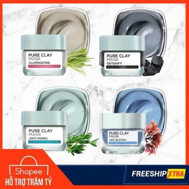 Mặt Nạ Đất Sét Ngăn Ngừa và Giảm Mụn L'Oreal Pure Clay Mask