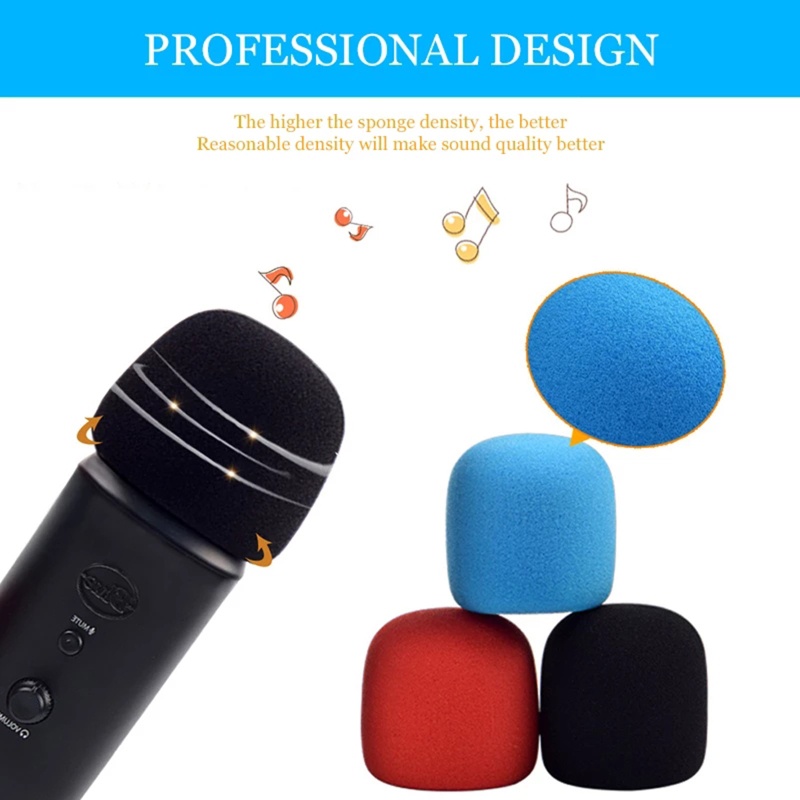 Vỏ Xốp Bọc Micro Cầm Tay Không Mùi Màu Xanh Dương Cho Yeti / Yet