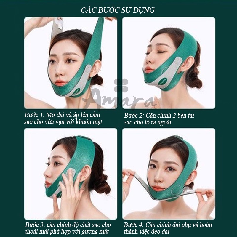 Đai Nâng Cơ Mặt Tạo Hình Vline, Đai Nâng Định Hình Cơ Chống Chảy Sệ Thon Gọn Khuôn Mặt