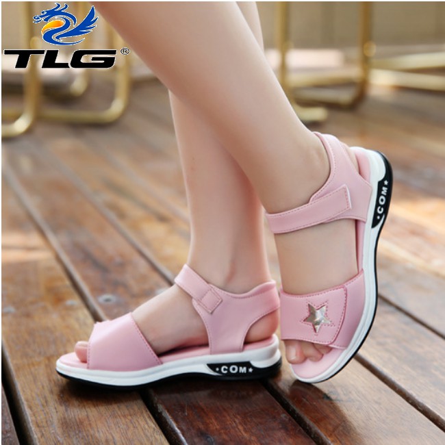 Sandal Hàn Quốc siêu dễ thương cho bé gái Đồ Da Thành Long TLG 20705