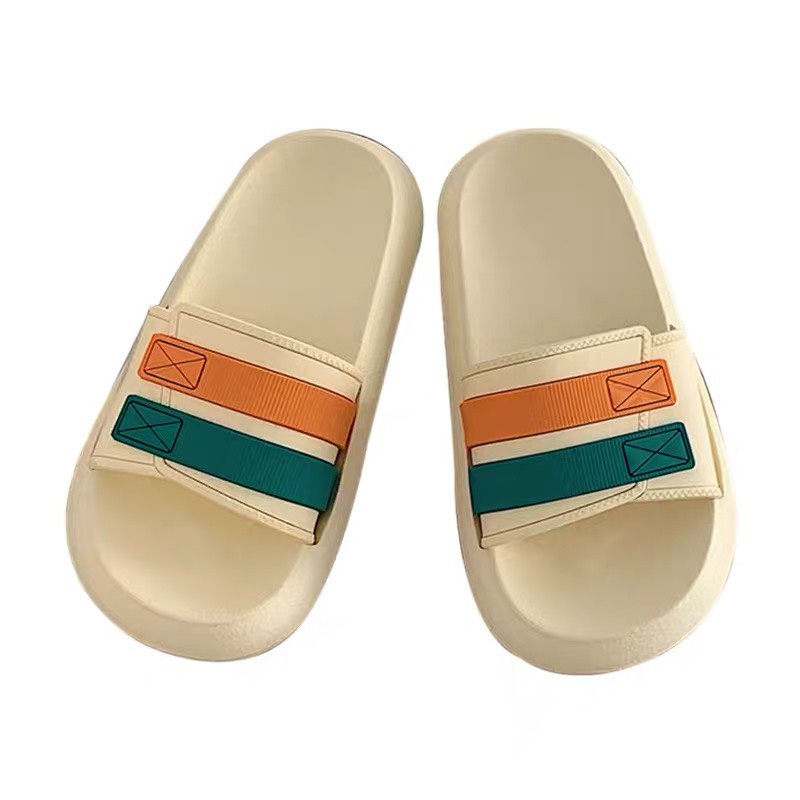 Dép bánh mì kẻ ngang dễ thương(hàng loại 1, đi êm, sẵn kho)