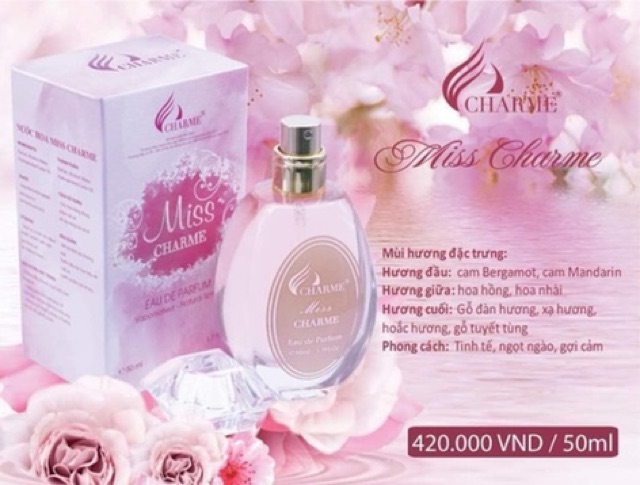 Nước hoa nữ Charme Miss 50ml | WebRaoVat - webraovat.net.vn