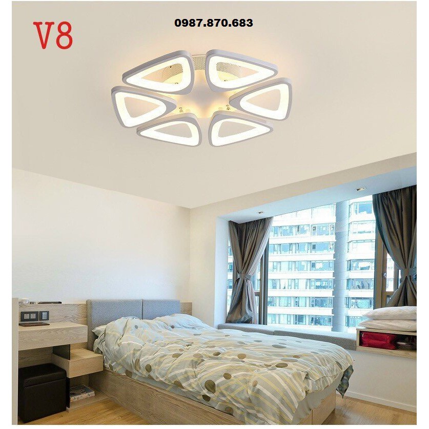 Đèn có điều khiển điều chỉnh chế độ ánh sáng từ xa vô cùng tiện dụng ✔️ Thiết kế sang trọng, hiện đại, thích hợp với nhi