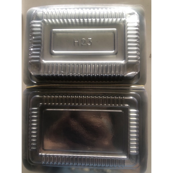 Set 100 hộp nhựa H23 đựng bánh, khoai kén, hoa quả tiện lợi