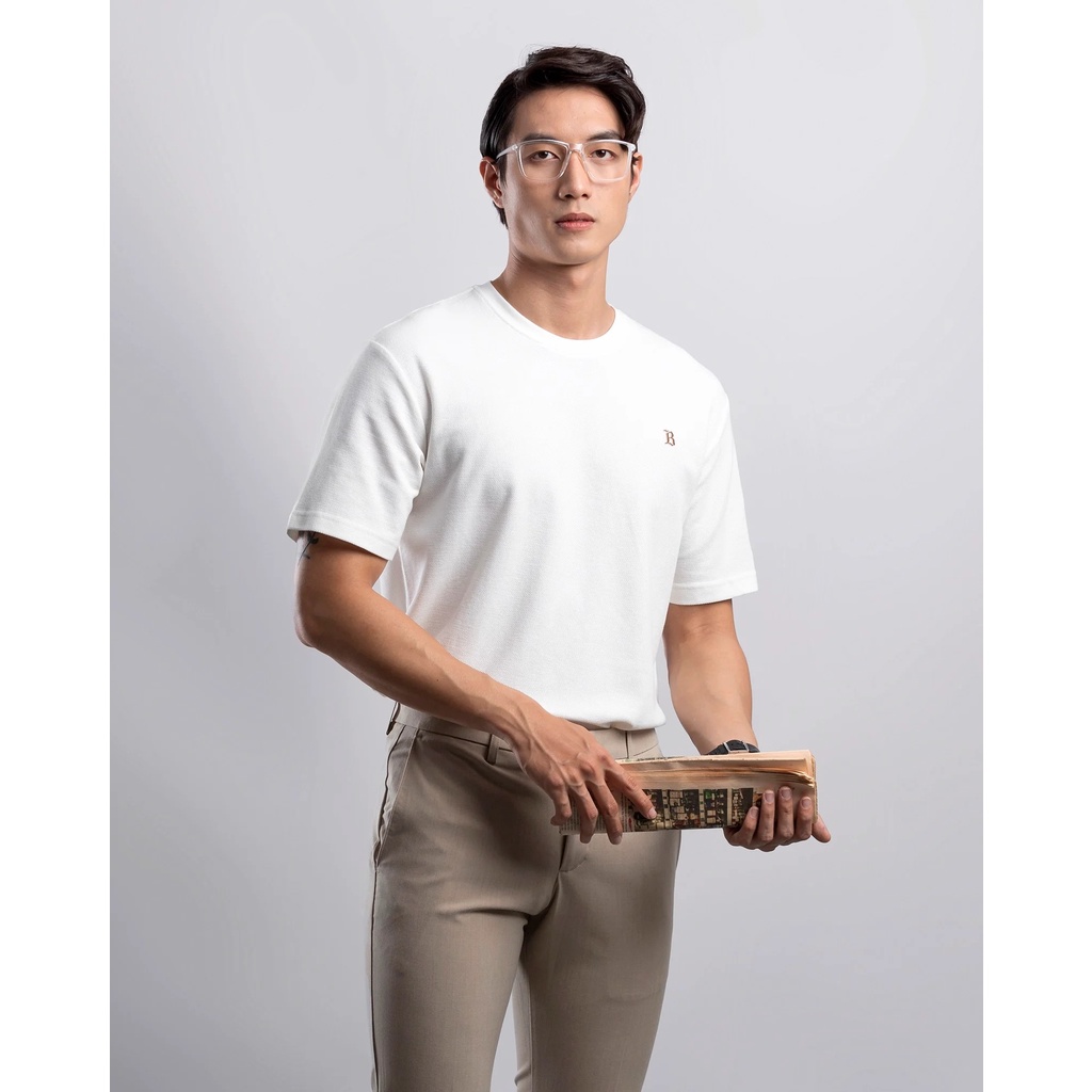 Áo thun nam cổ tròn BEN &amp; TOD 21114 vải cotton 4 chiều, cap cấp, trẻ trung, thanh lịch, thoải mái, họa tiết