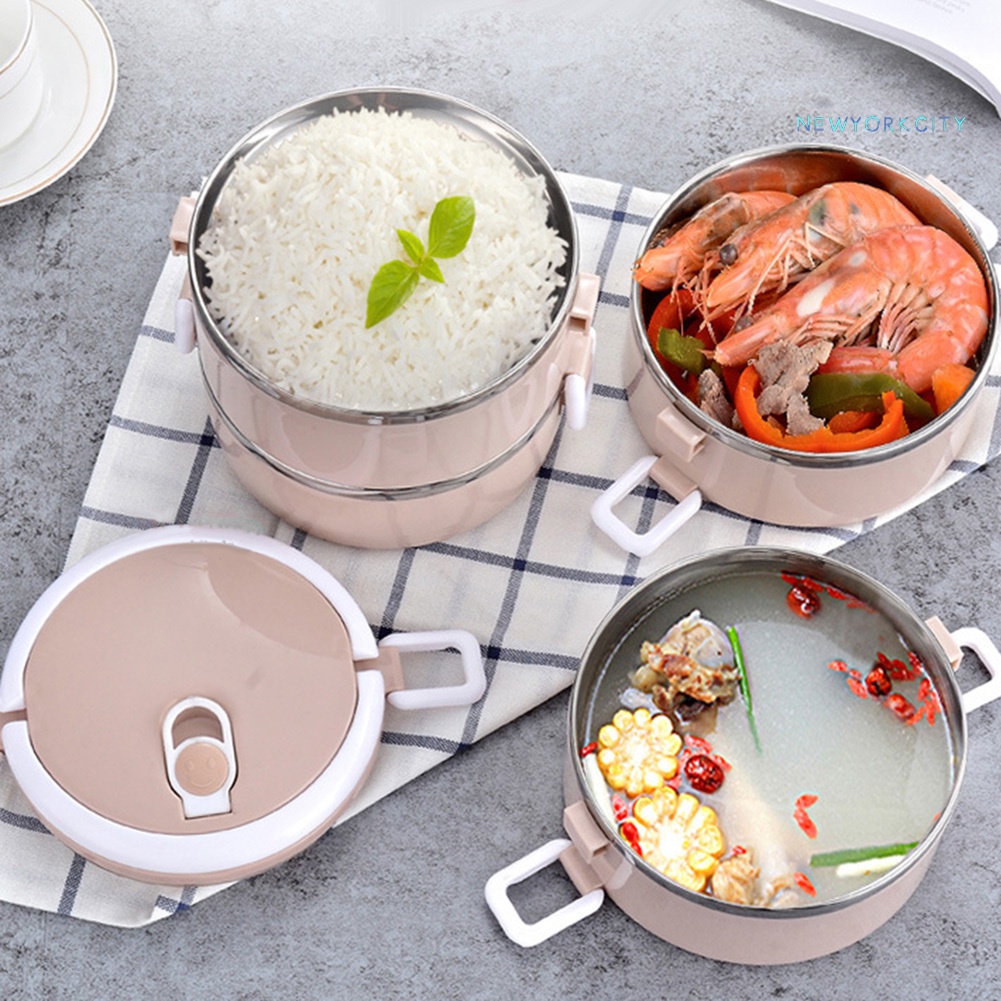 Hộp Đựng Thức Ăn Trưa Cách Nhiệt Bằng Thép Không Gỉ