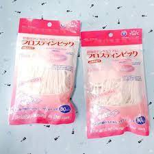 Combo 10 gói Tăm chỉ nha khoa Nhật Bản Sunny - Haka, gói 80 que, chăm sóc răng miệng