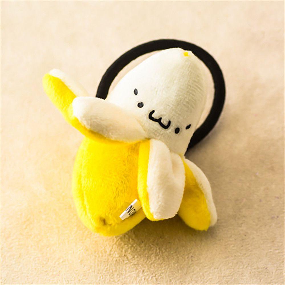 Dây Buộc Tóc Cao Su Hình Quả Chuối Dễ Thương Cho Bé Gái