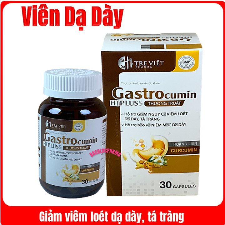 Viên Uống Giảm Đau Dạ Dày Gastro Cumin Hỗ Trợ Giảm Viêm Loét Dạ Dày, Tá Tràng,Giảm Trào Ngược Dạ Dày,Thực Quản-hôp 30 vi