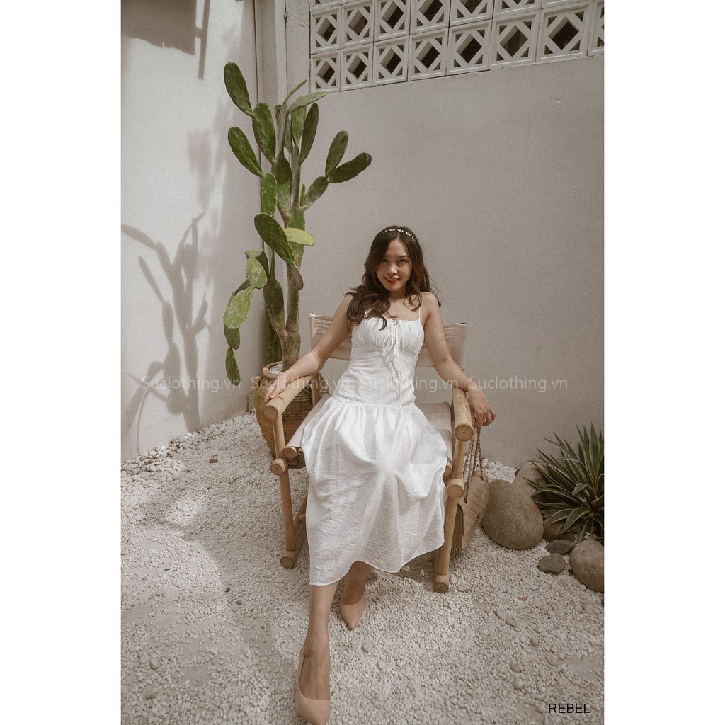 (Suclothing) REBEL DRESS - Đầm maxi 2 dây thiết kế - đầm dự tiệc | BigBuy360 - bigbuy360.vn