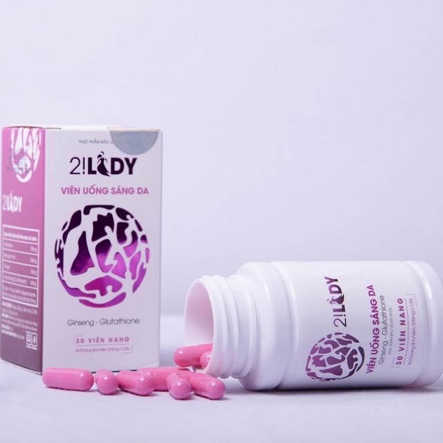 VIÊN UỐNG TRẮNG DA 2LADY MỜ NÁM,TÀN NHANG,NGĂN NGỪA LÃO HOÁ 30v/1 hộp | BigBuy360 - bigbuy360.vn