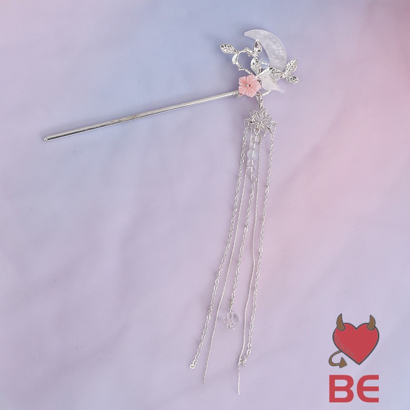 YADORNOS Trâm Cài Tóc Phối Tua Rua Phong Cách Trung Hoa Cổ Điển Cho Nữ