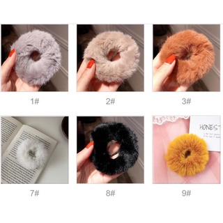 cột tóc lông chồn ,combo 2 cái màu ngẫu nhiên)
