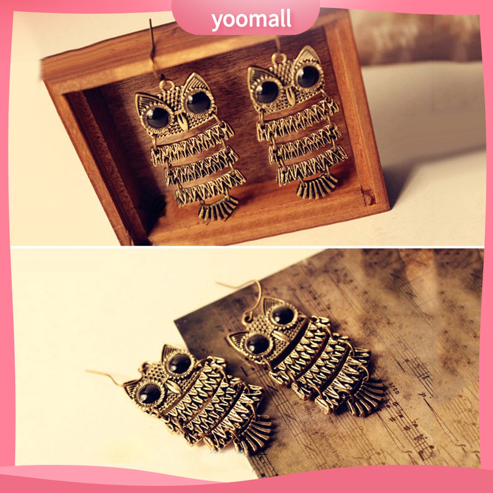 Yomall♡ Bông Tai HợP Kim HìNh Cú MèO Xinh XắN