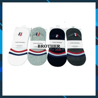 tất vớ nam tất lười tất bàn chân THOM BROWNE TN01 chất cotton chống hôi chân BROTHER MEN Shop