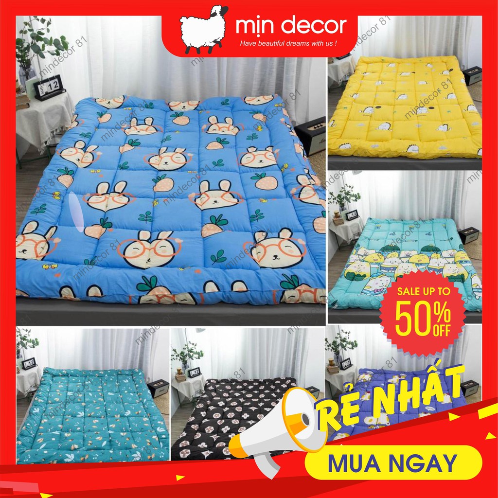 Tấm Topper ⚡FREESHIP⚡ Topper Thỏ Đeo Kính&lt;br&gt;Nệm Cao Cấp - Thiết Kế Mịn Decor