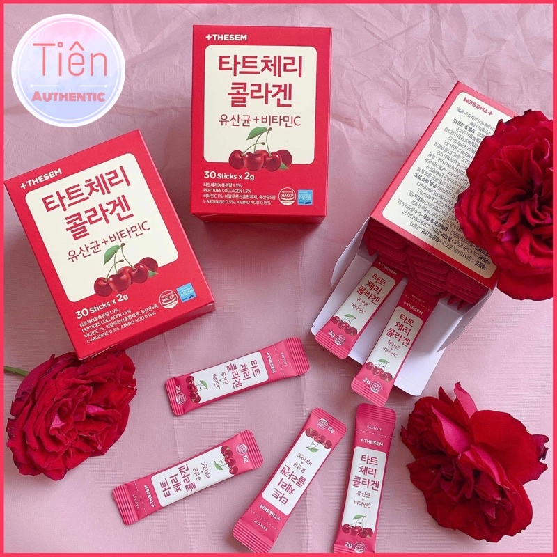 Hộp 30 gói Collagen Peptide vị Cherry siêu hấp thu