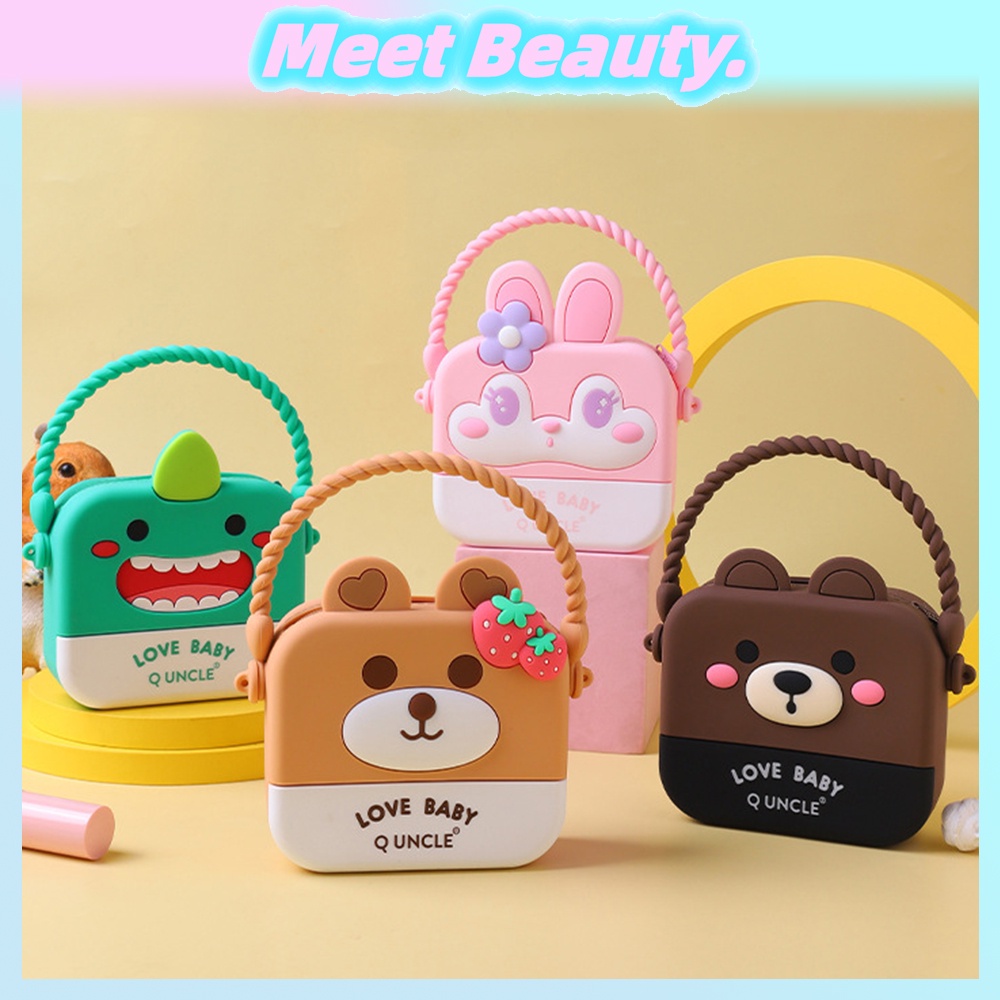 Túi Đeo Chéo Mini Bằng Silicon Hình Stella Lou Dễ Thương Dùng Đựng Tiền Xu / Tai Nghe Cho Bé