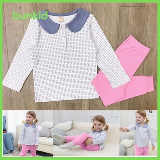 Bộ thun cotton xuất Hàn cho bé gái từ 1- 5 tuổi
