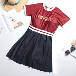BS6126_Đồ bơi đỏ thể thao big size