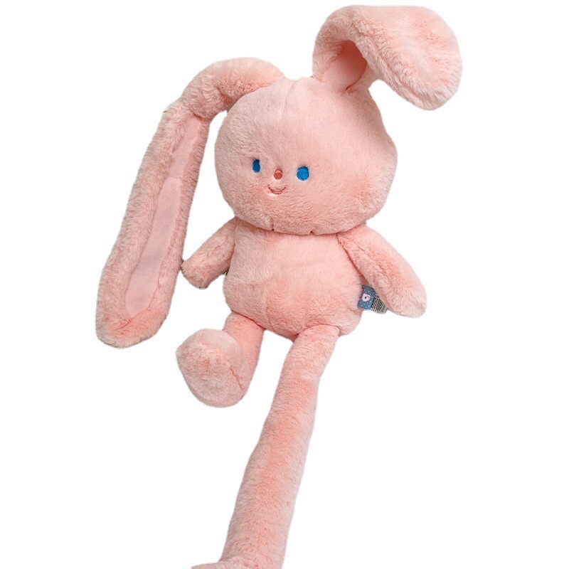 Gấu bông thỏ tai dài kéo chân dài