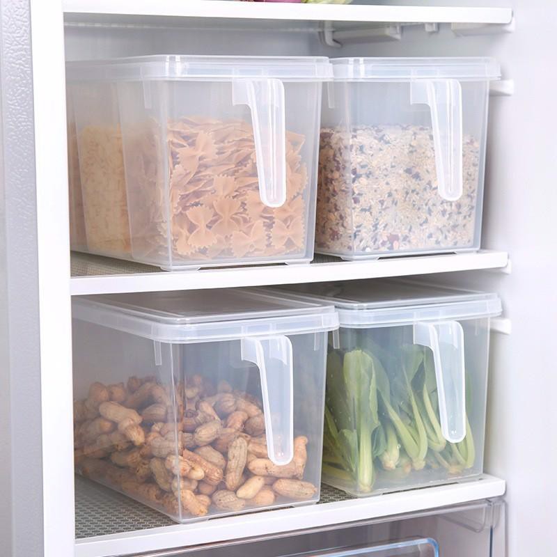 Hộp bảo quản thức ăn tủ lạnh có nắp và tay cầm tiện lợi | Shopee Việt Nam