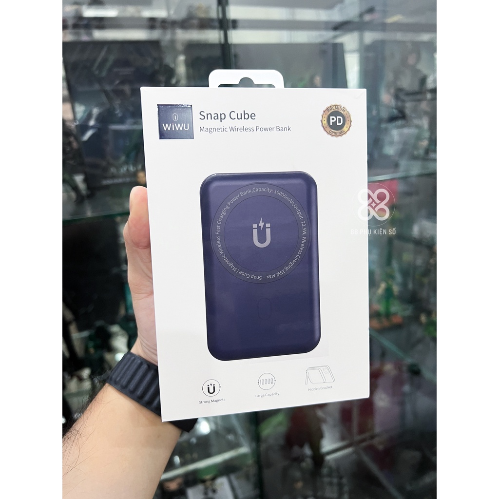 Wiwu Snap Cube sạc dự phòng không dây