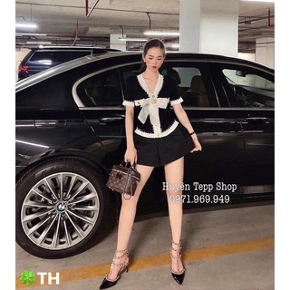 Quần short lưng thun ống rộng - A0U