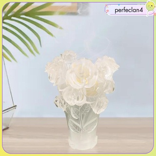 Lọ hoa pha lê thủ công dùng trang trí bàn làm việc Bình Pha Lê Đồ Trang Trí Hộp Đựng Handmade Thanh Lịch r Cho Xông Hơi