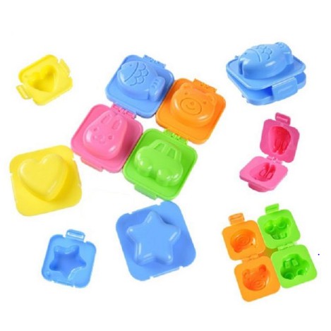 Set túi 6 khuôn cơm các hình