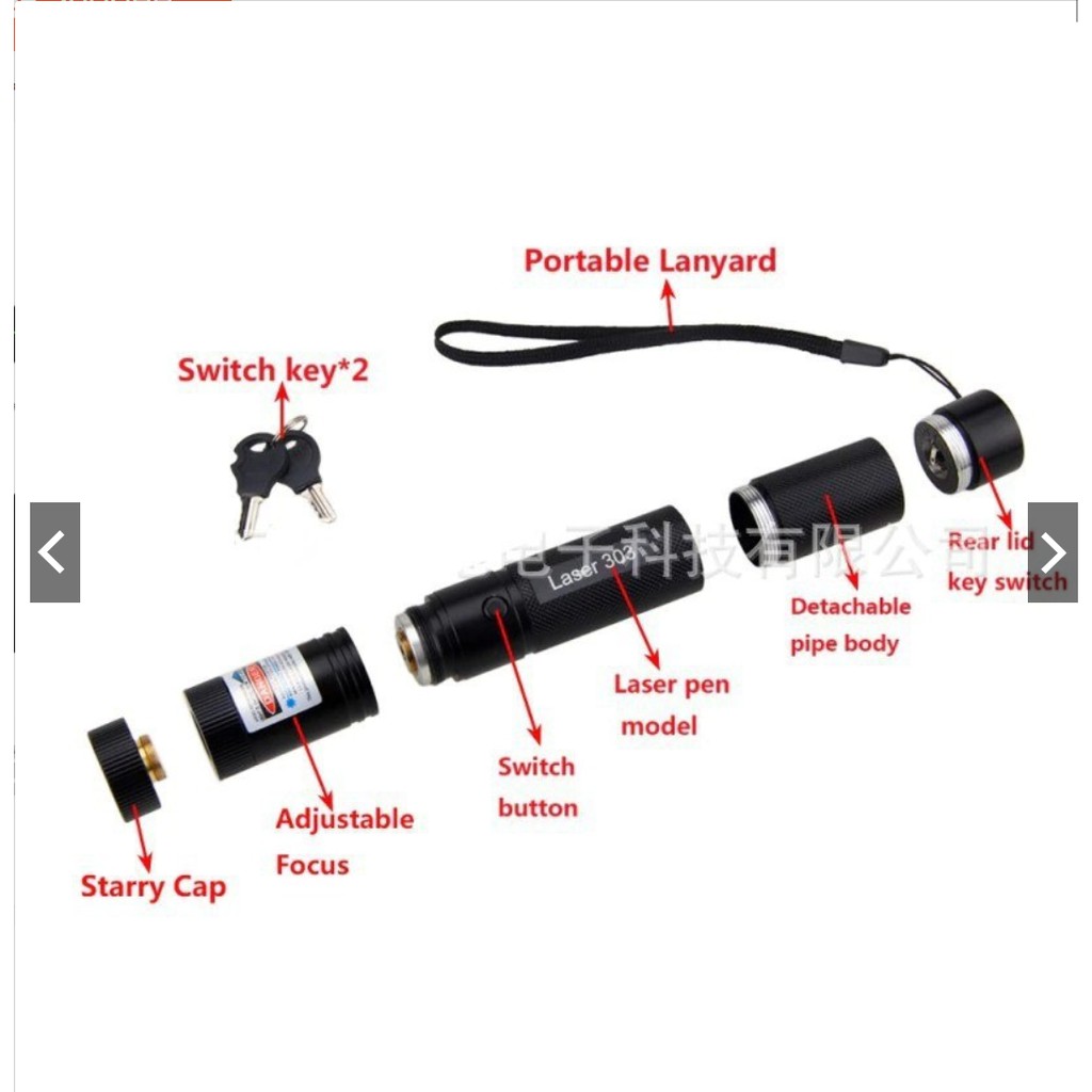 Đèn Laser Siêu Sáng - Đèn 303 Tia Xanh