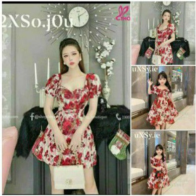 🎀 ĐẦM HOA MẸ VÀ BÉ CỰC XINH
