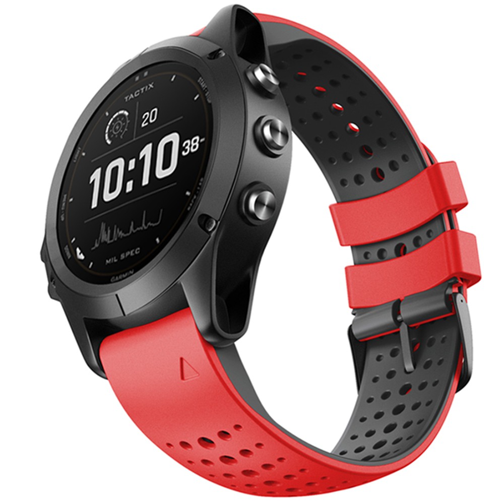 Dây đeo silicon 22mm thoáng khí cho đồng hồ thông minh Garmin Fenix 6 / Fenix 6 Pro Fenix 5 / Fenix 5 Plus / Forerunner