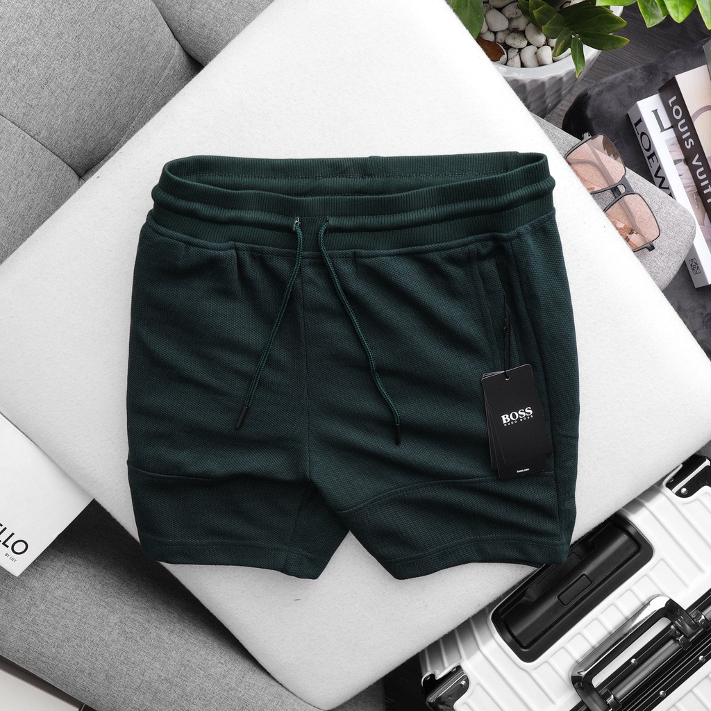 Quần Short Nam Lưng Thun Pique Cotton Big Size 90kg - ivanbigsize