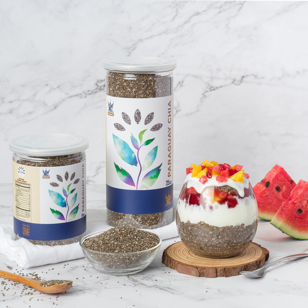 HẠT CHIA ĐEN ORGANIC HEALTHY ĂN KIÊNG - NHẬP KHẨU PARAGUAY - HŨ 400GR