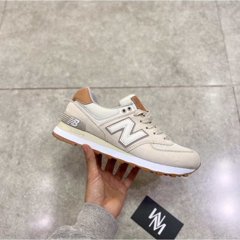 Giày thể thao nb cam nâu