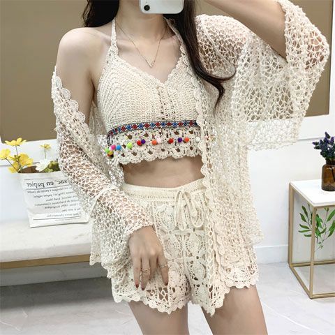 Set Ren Đi Biển Bikini Kiểu 10 | Smide Clothing