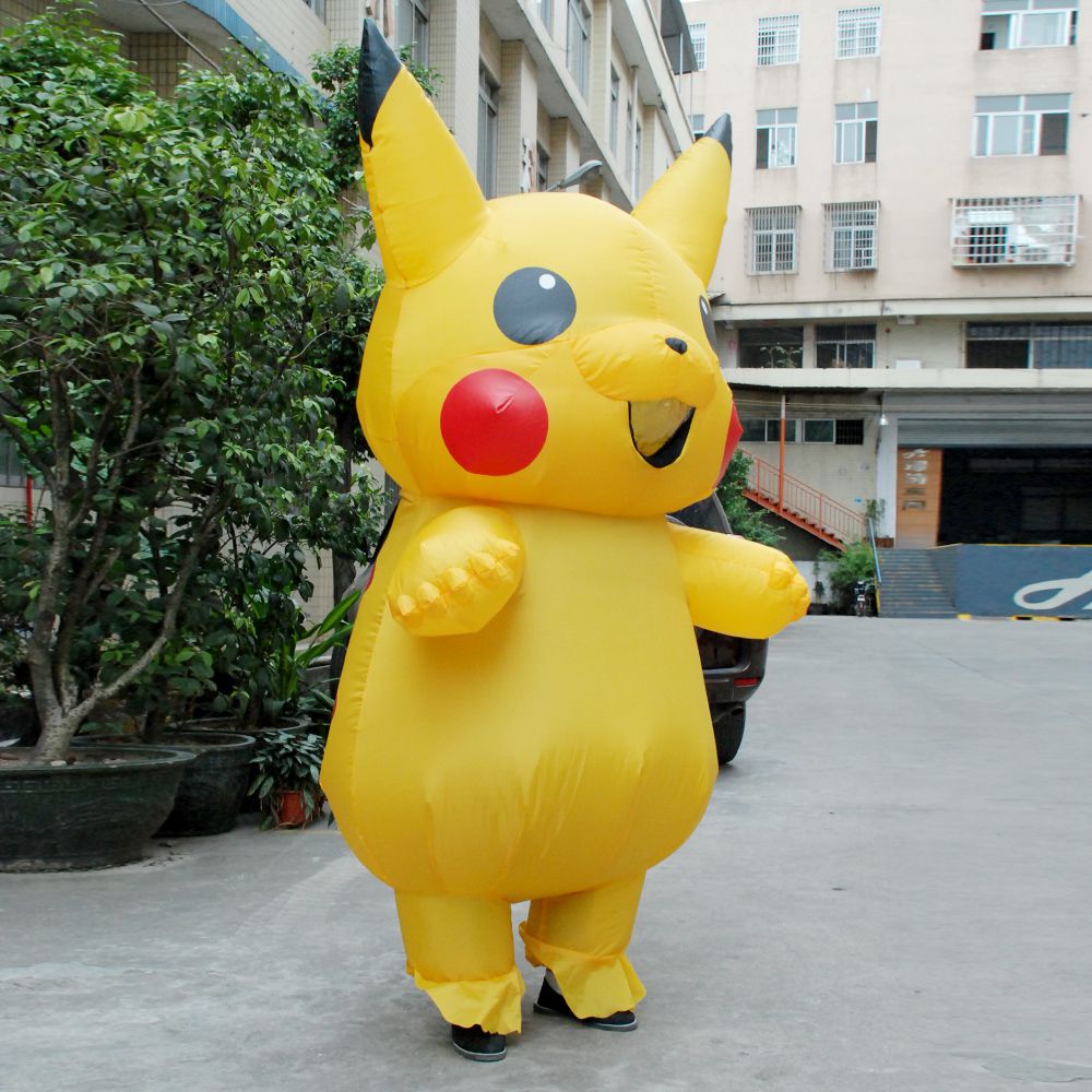 Bộ Đồ Bơm Hơi Hóa Trang Pikachu Cho Bé