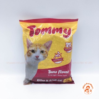 Thức ăn hạt cho mèo con và mèo trưởng thành TOMMY 500g - Vị cá ngừ