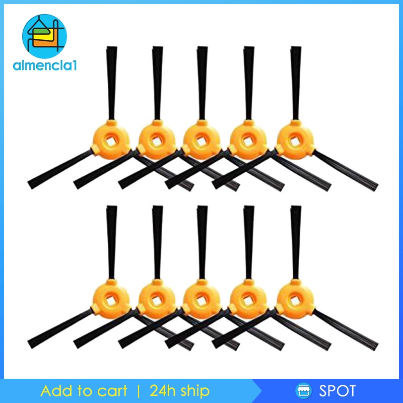 Set 10 chổi bên 3 cánh tay cho robot hút bụi Eufy 11