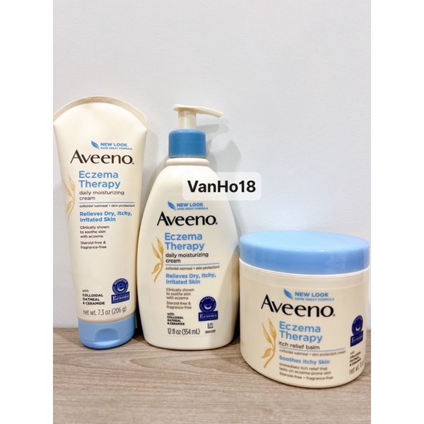 Kem dưỡng da khô, da chàm cho người lớn Aveeno Eczema Therapy