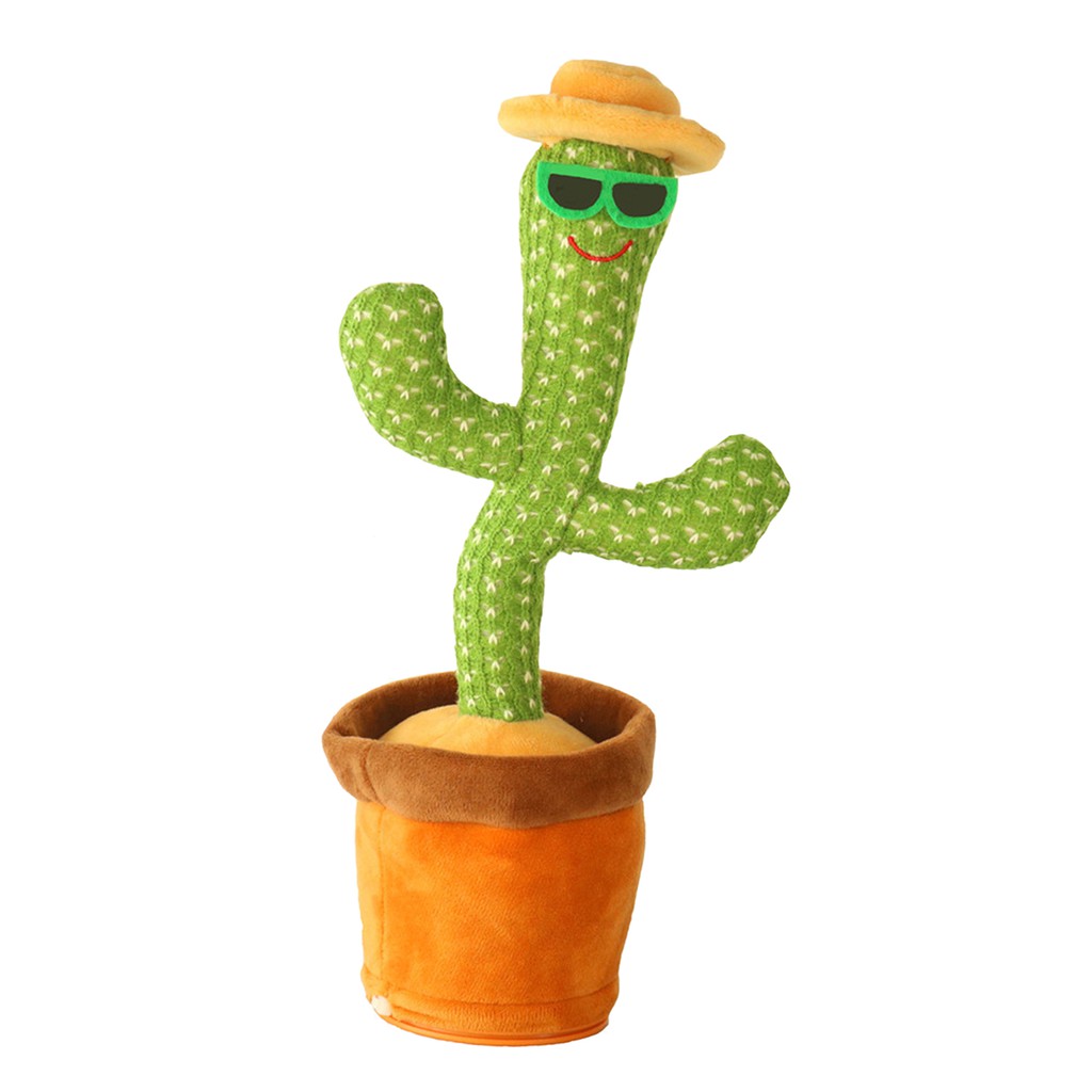 Dancing Cactus Plush Toys, Electronic Swing Cactus, Educational Toys Kids