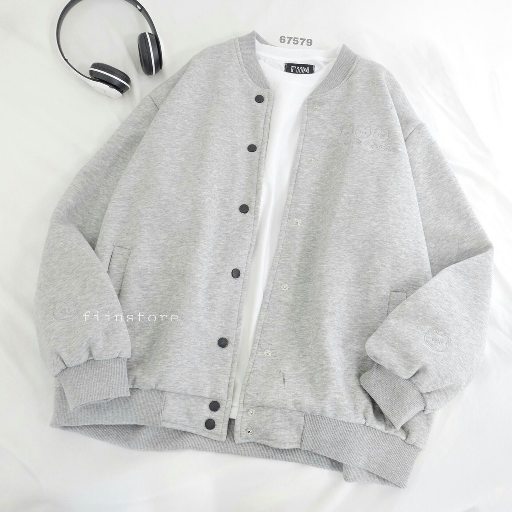 Bomber jacket 3 con gấu - Made by Fiin | BigBuy360 - bigbuy360.vn