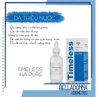 [2 Size 30ml,60ml] Serum Cấp Ẩm Timeless Pure Hyluronic Acid