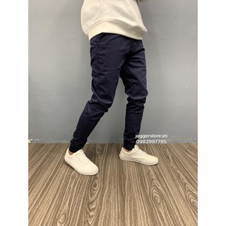 Quần Jogger Kaki Co Giãn Xanh Dương