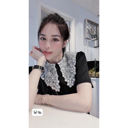 Váy đen dáng xuông