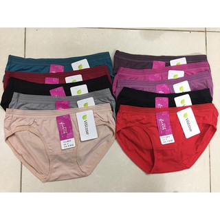 10 Quần lót nữ QL 8616 chất cotton co giãn mặc thoải mái dành cho người <58kg
