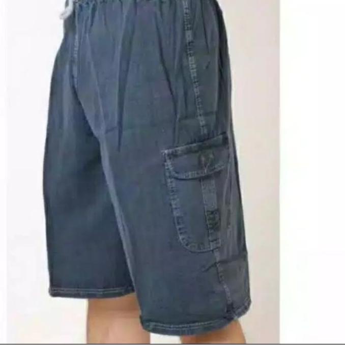 Bán Chạy Nhất!! Quần Short Jean Túi Hộp Dây Rút Thời Trang Lr 011